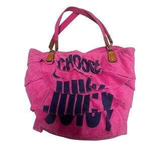 JUICY COUTURE VTG “Choose Juicy” Tote Bag